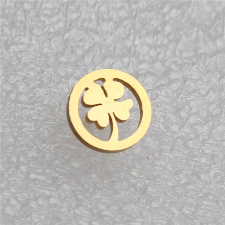 Gold Plated Solid Stud Earrings