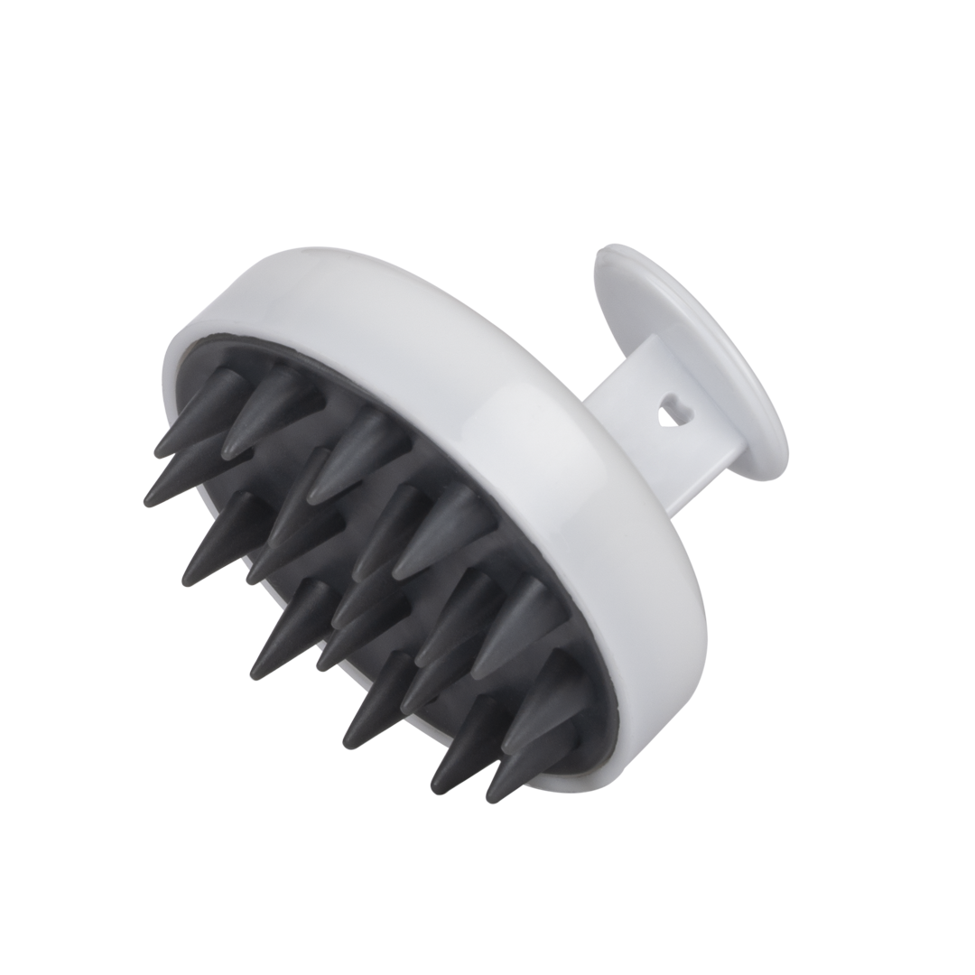Head Scalp Massage Brush With Soft Silicone Bristles, 1 Pcs