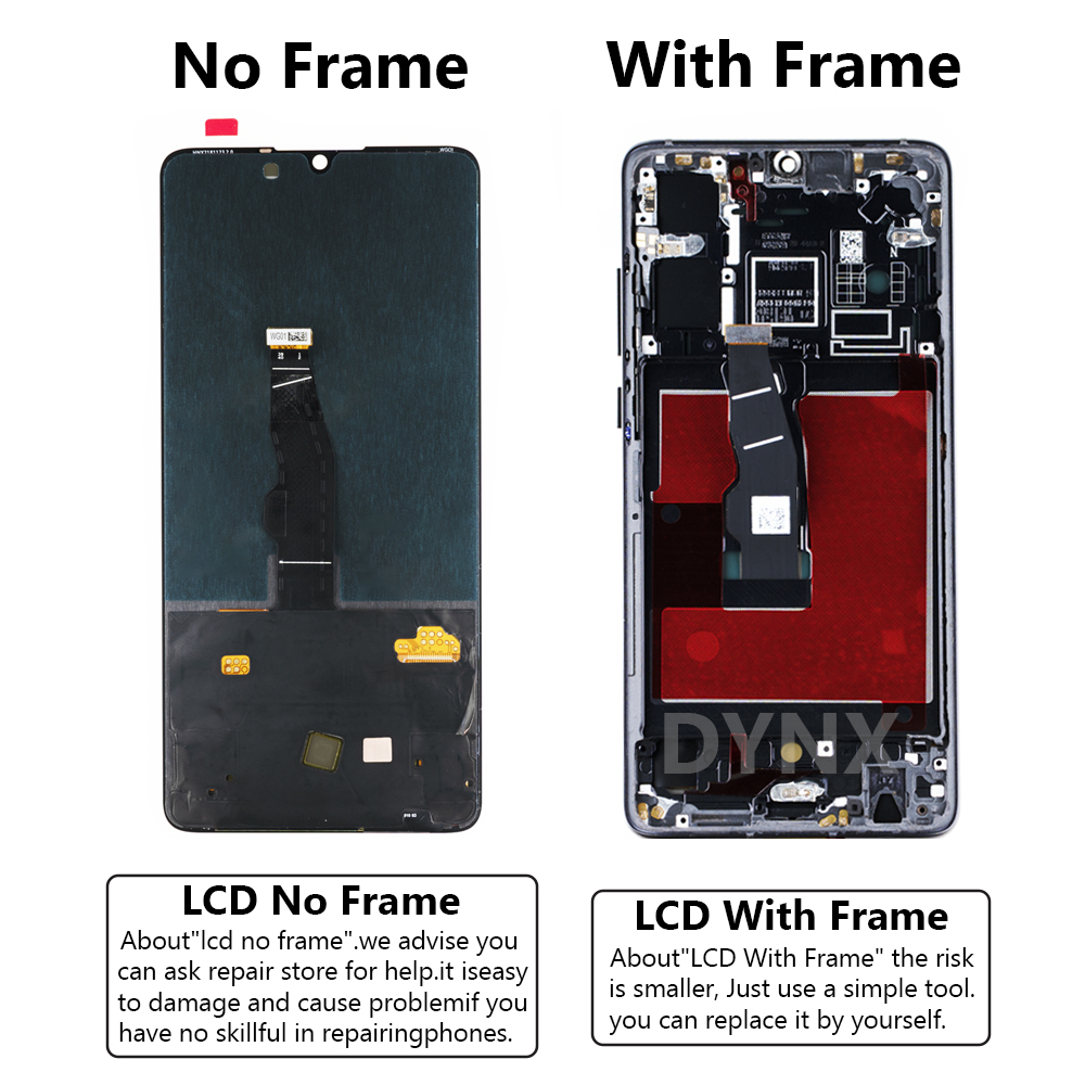 HOT New OLED P30 Screen LCD For Huawei P30 Touch Digitizer Screen Panel ELE-L29 ELE-L09 ELE-L04 Support Fingerprint components