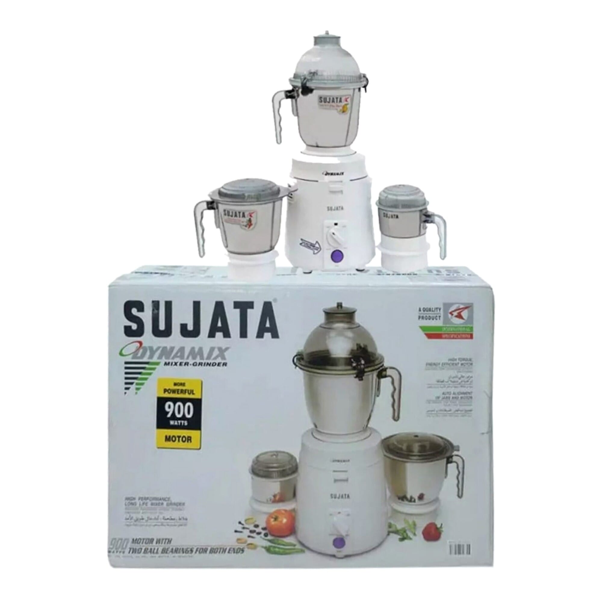 Sujata Dynamix Dx Mixer Grinder 900W 3 Jar