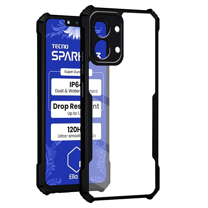 Ipaky Tecno Spark Go 3 Super Series Transparent Mobile Cover