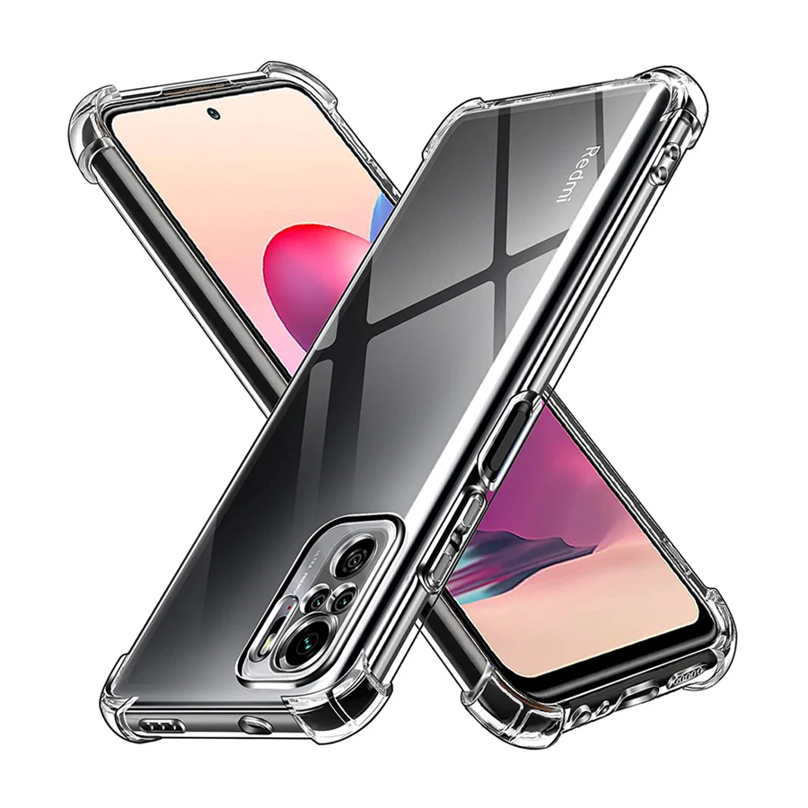 Xiaomi Redmi Note 10 / 10S soft Silicon Transparent Bumper clear case Back cover