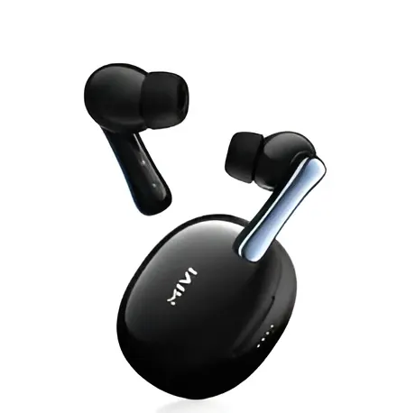 Mivi T80 Duopods | 50hrs Back up | ENC | Glossy Finish | Metallic Design | 50ms Low Latency