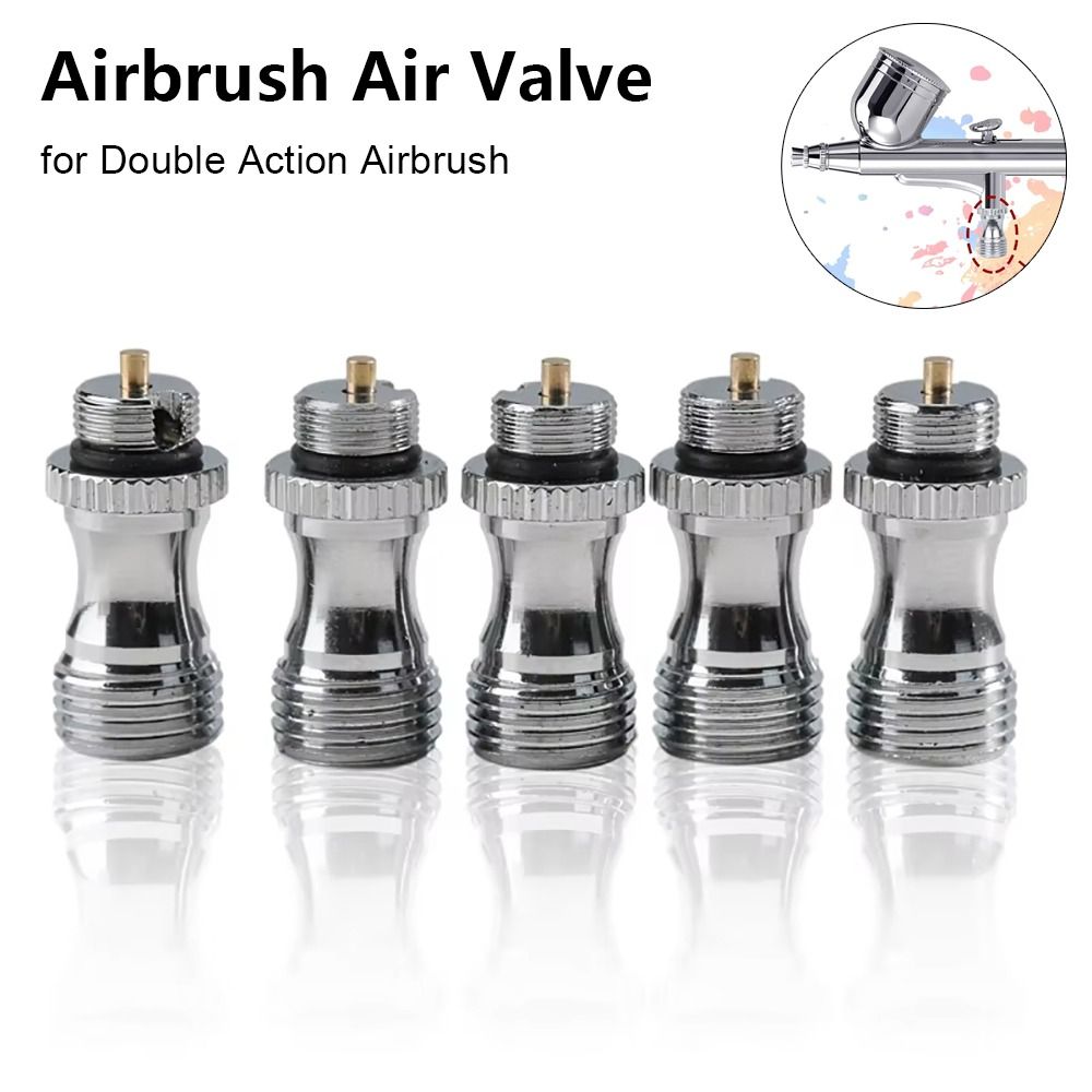 1Pcs Durable Stainless Steel Airbrush Air Valve Universal G1/8 Paint Spray Tool Airbrush Accessories Machine Parts Accessories