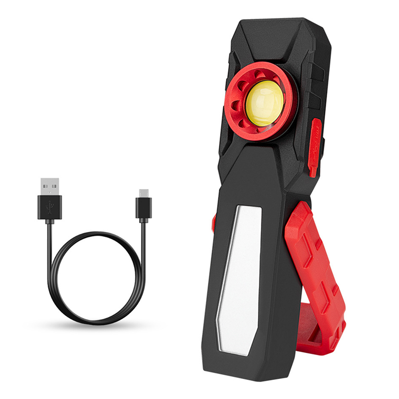 Powerful COB LED Work Light USB Rechargeable Camping Lanterns Emergency Light Warning Light Easy To Use