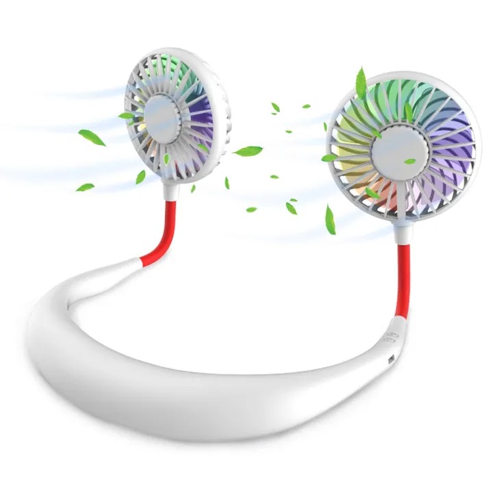 Portable Neck Fan Mini USB Personal Fan With 3 Air Flow Levels