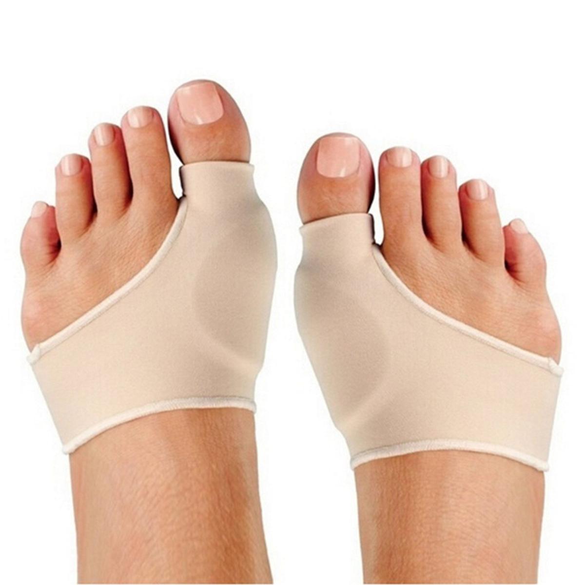 HOT 1Pair Big / Small Toe Corrector Orthotics Feet Foot Care Bone Thumb Adjuster Correction Soft Pedicure Socks Bunion Straightener