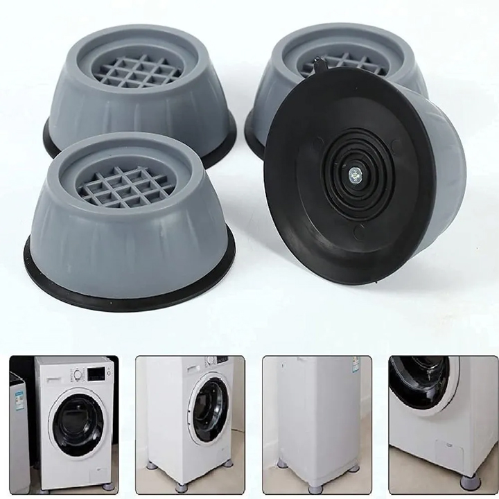 4pcs/set Box Pack Anti Vibration Feet Pads Washing Machine Rubber Mat Dryer Fixed Non-slip Pad