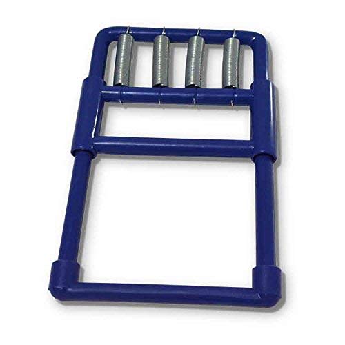 Finger Grip Exerciser - Hand Strength Trainer with 4 Independent Springs - Finger Tensioner for Guitarists, Athletes & Rehabilitation (Portable & Lightweight)