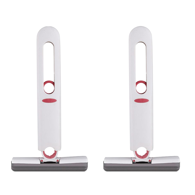 OYPFXMI 2PCS Mini Squeeze Mop Portable Cleaning Mop Handheld Desk Bathroom Car Window Glass Sponge Cleaner Cleaning Tools
