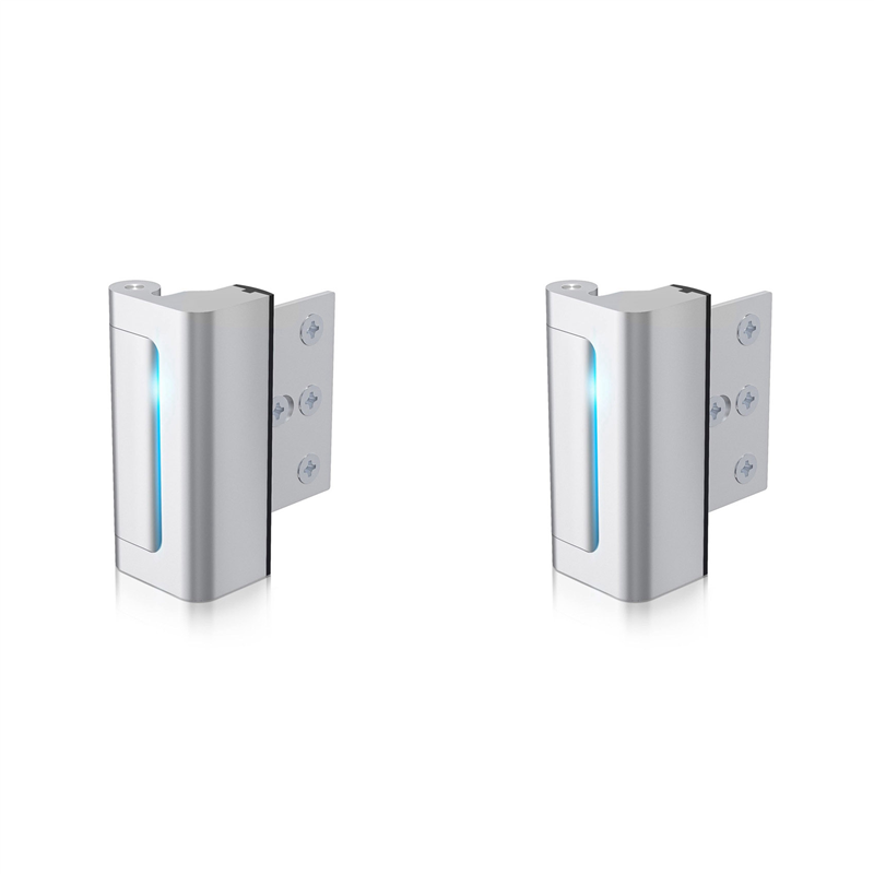 OUMERY 3Pack Door Reinforcement Lock,Aluminium Alloy U Door Reinforcement Lock 3Inch Security Door Lock Home Proof Door Stopper
