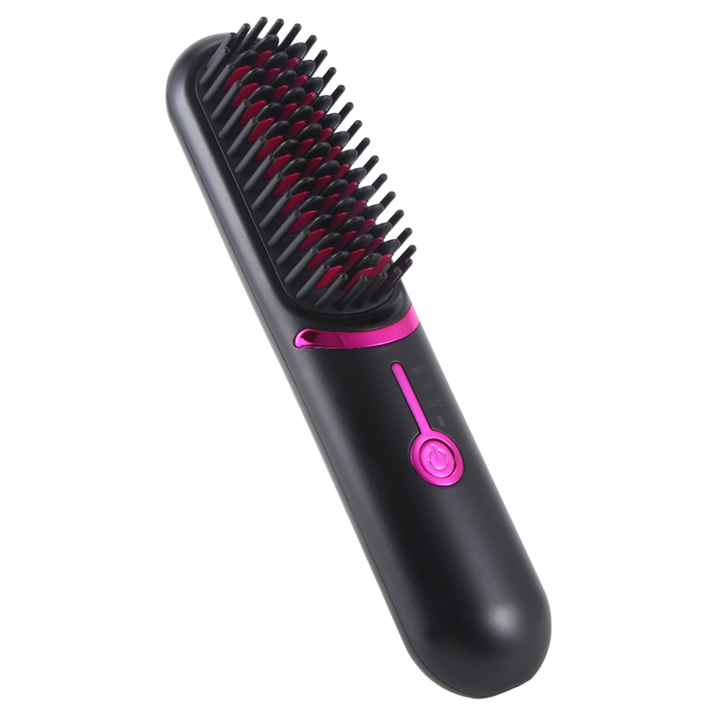 NAMUNY Electric Hair Brushes Wireless Hair Straightener Brush for Portable Rechargeable Hair Straightener Cordless Heating Comb