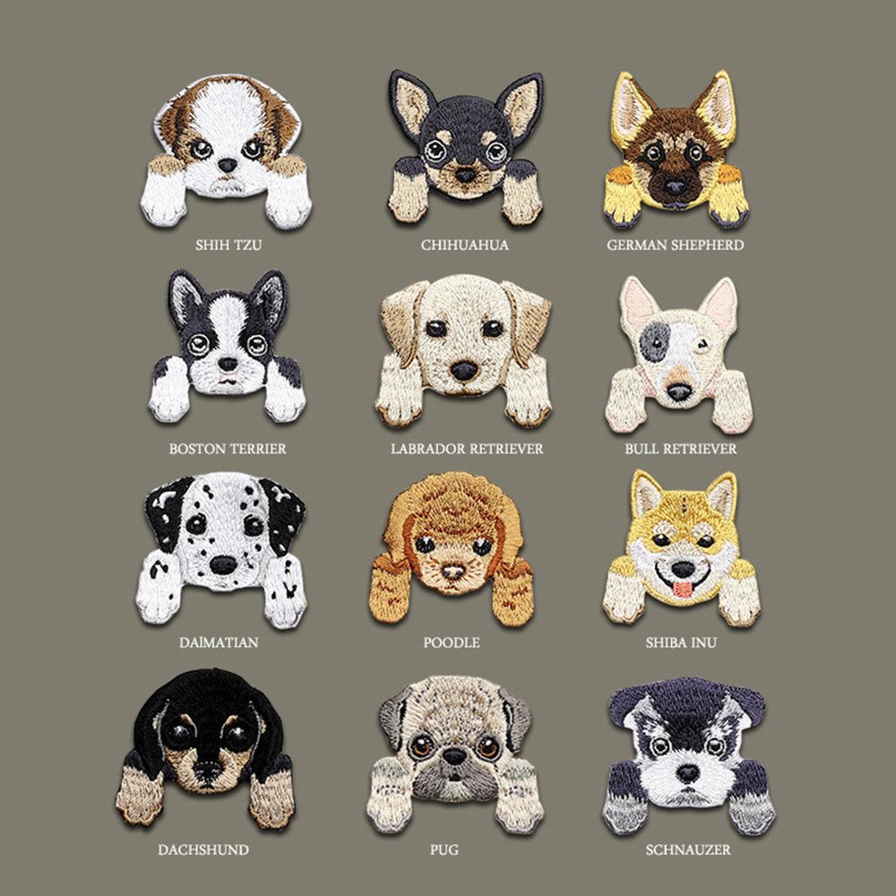 Cute Baby's Clothes Small Dog Clothing Patches Backpack Decoration Patch Applique