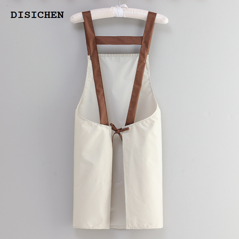 DISICHEN 2025 Kitchen Apron Women Men Waterproof And Oil Release Catering Work Clothes With Pockets Home Hotel Resturant Coffee Shop Cleaning
