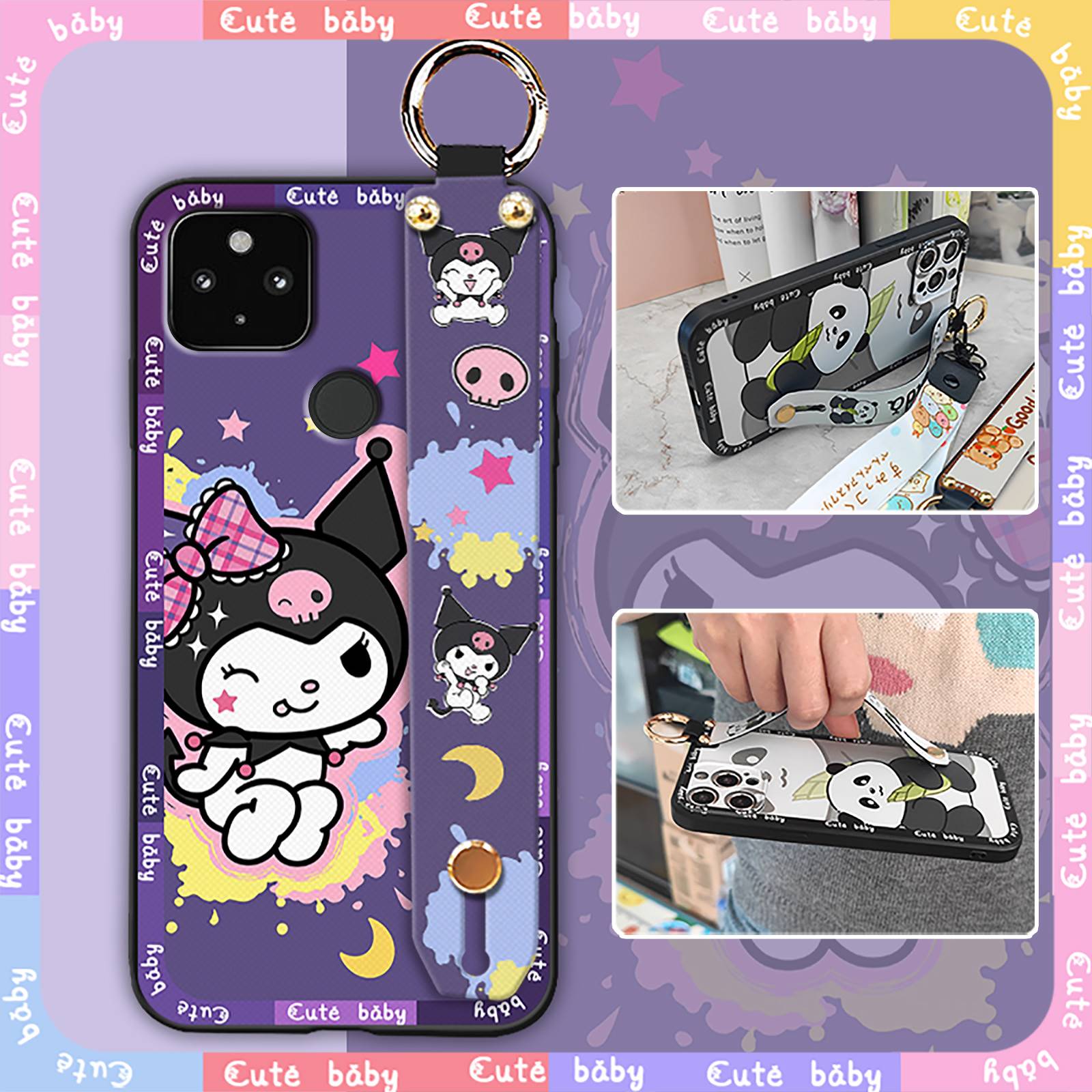 phone cover Dirt-resistant Phone Case For Google Pixel 4A 5G cell phone case Shockproof cell phone sleeve mature Lanyard