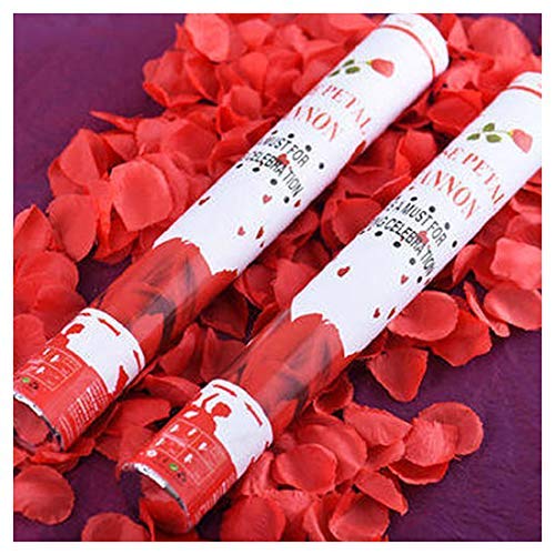 40cm Rose Petal Canon Party Popper spray for wedding , birthday,aniversary