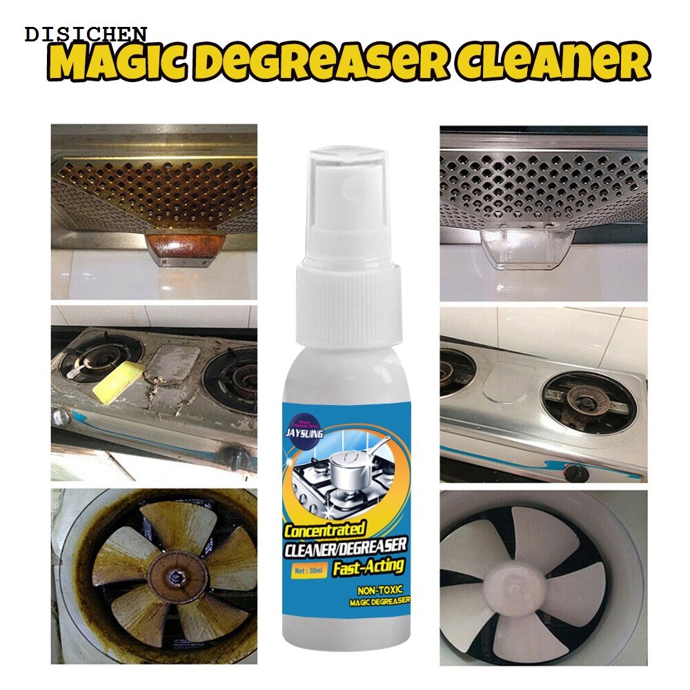 DISICHEN New 30ml Kitchen Greae Cleaner Cleaning pray Powerfully Remove tain