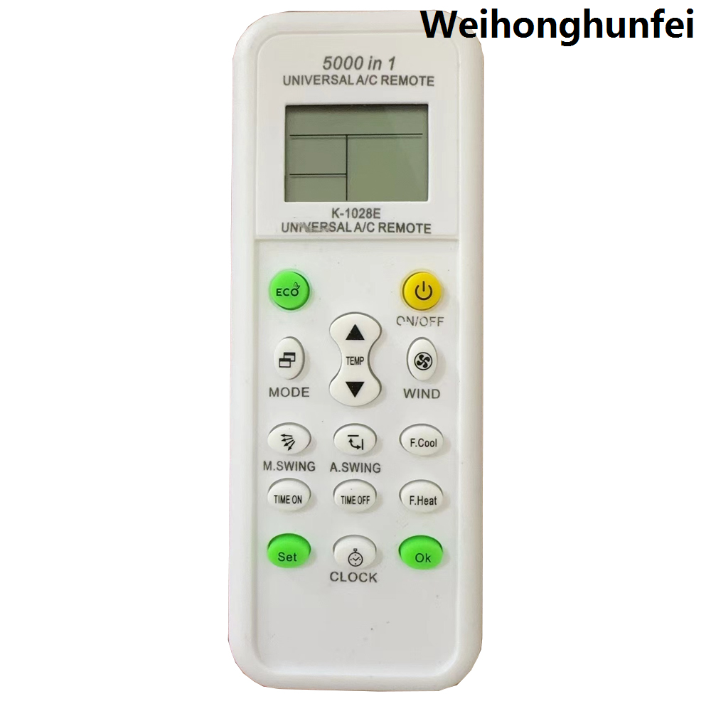 WeihonghunfeiLuxury Air Conditioning Universal Remote Control One Click Settings For All Mainstream Brands Without Code LCD Display 5000 In 1
