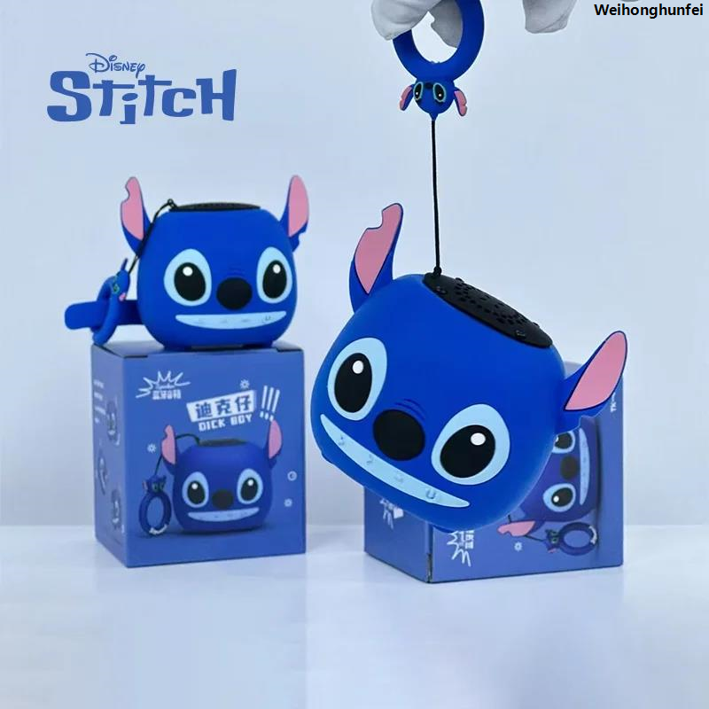 Difutagui 【2025 Version】 Radio, Applicable Speaker Double Head 3D New Disney Stitch 【2025 Version】 Wireless Bluetooth Speaker Stitch Speaker HIFI Stereo Subwoofer, TfFM