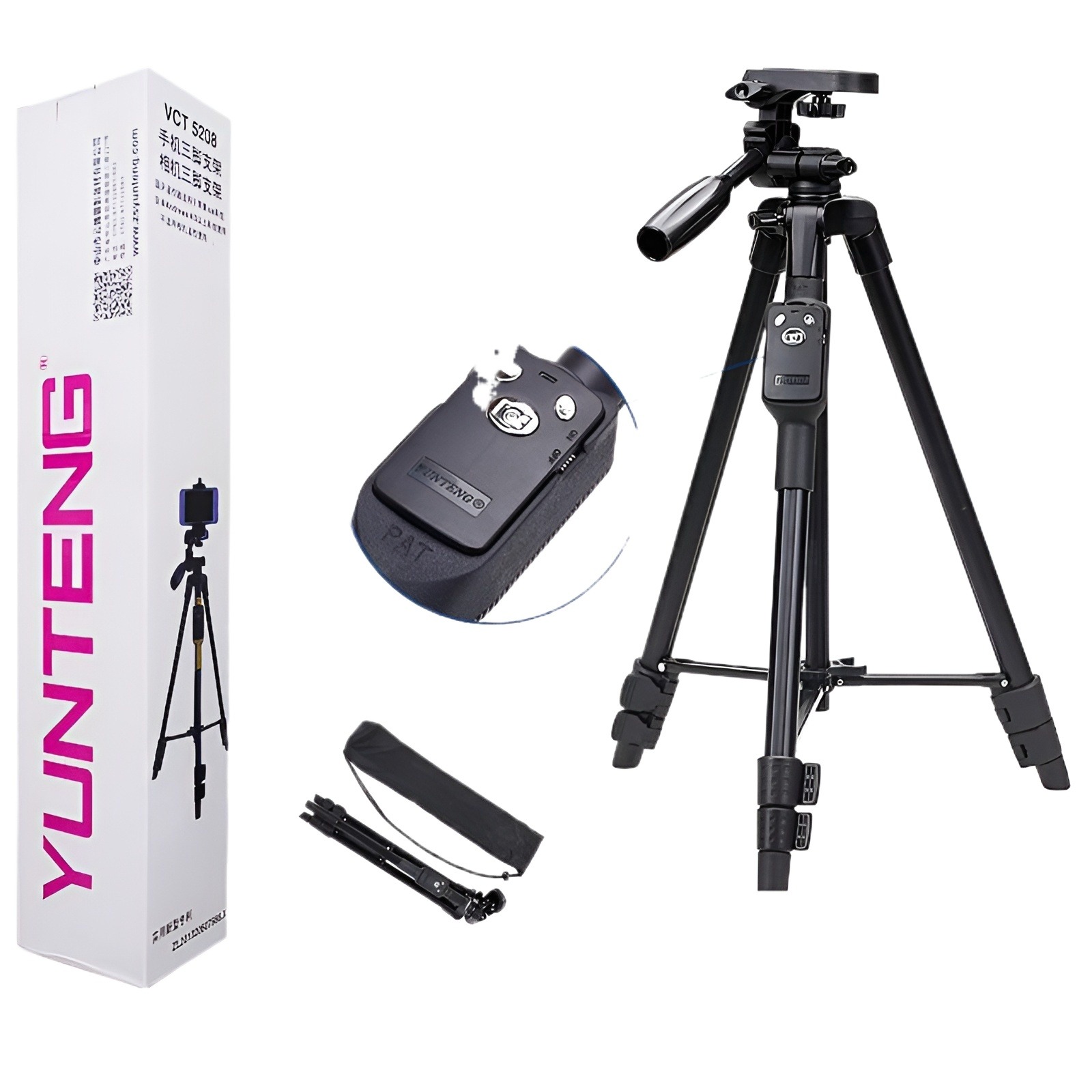 Yunteng Vct-5208 Tripod Stand With Remote