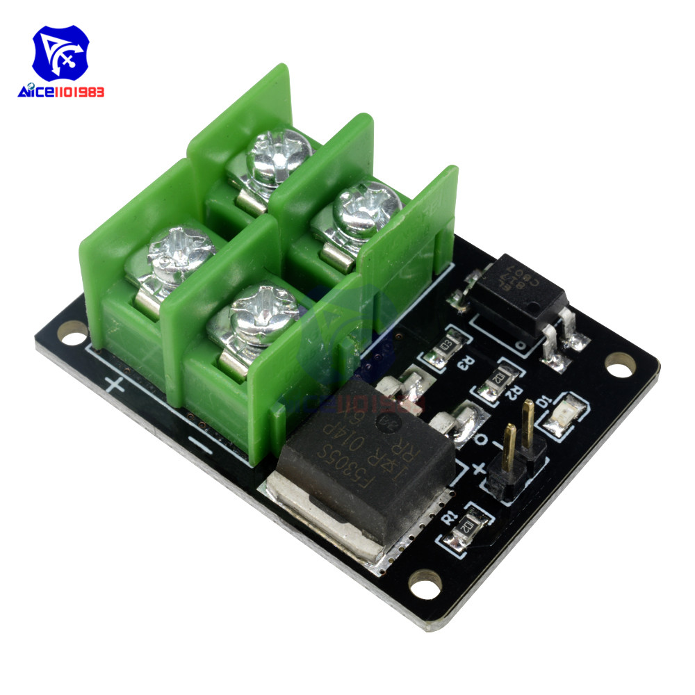 3V 5V Low Control High Voltage 12V 24V 36V switch Mosfet Module for Arduino Connect IO MCU PWM Control Motor Speed 22A