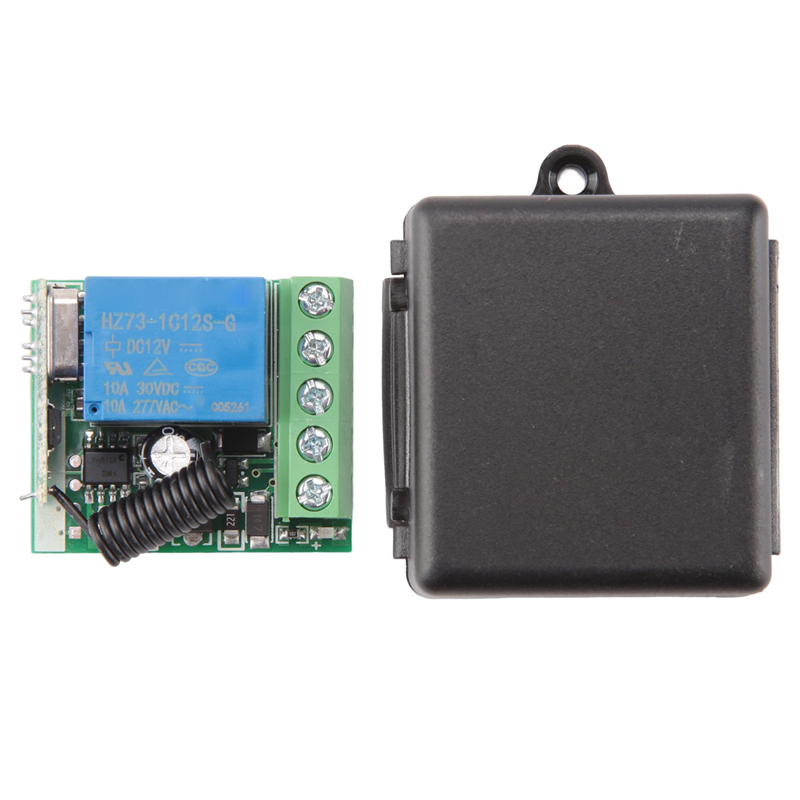 RF Relay Receiver Wireless Remote Control Switch Module 433 Mhz 1CH for Cabinet