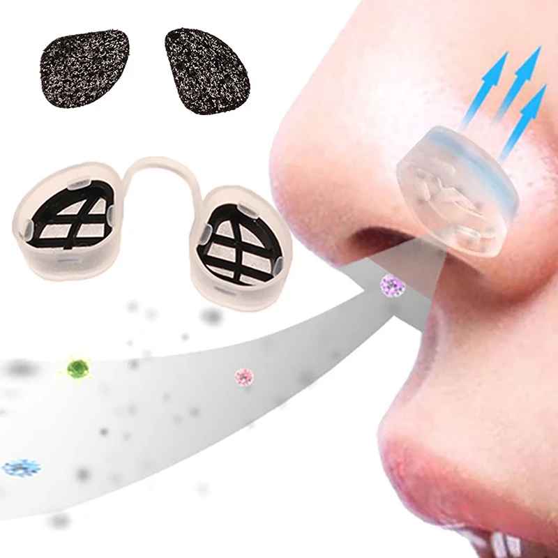 99 Mall Offer Invisible Comfortable Nose Filters for Breathing - Anti Air Pollution, Dust, Pollen, Allergy Relief - Reusable Nasal Air Filter Mask for Clean Air and Easy Breathing By 99 Stores
