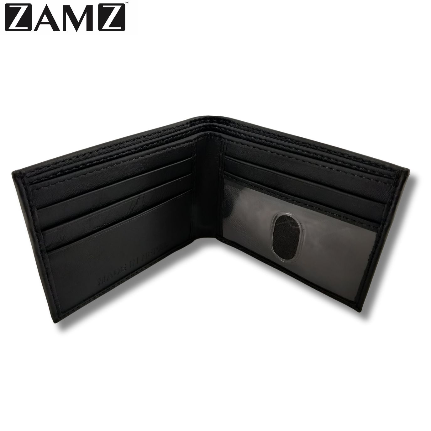Zamz Genuine 100% Slim Leather Wallet For Men