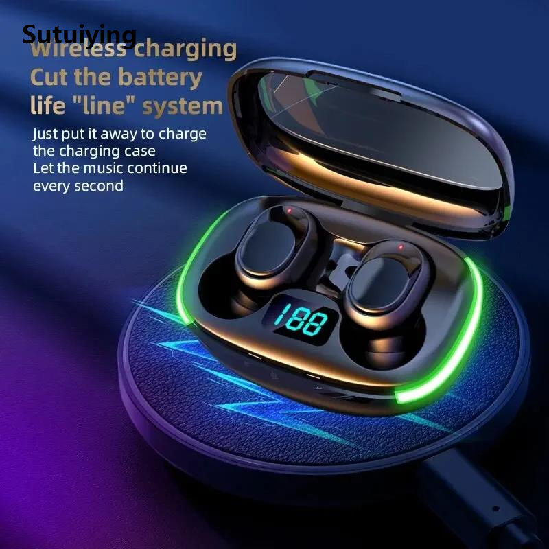 Sutuiying Bluetooth Earphone Noise Reduction Touch Mini Sports Ear Hanging Sales promotion TWS Wireless Esports Game Low Latency With Digital Display