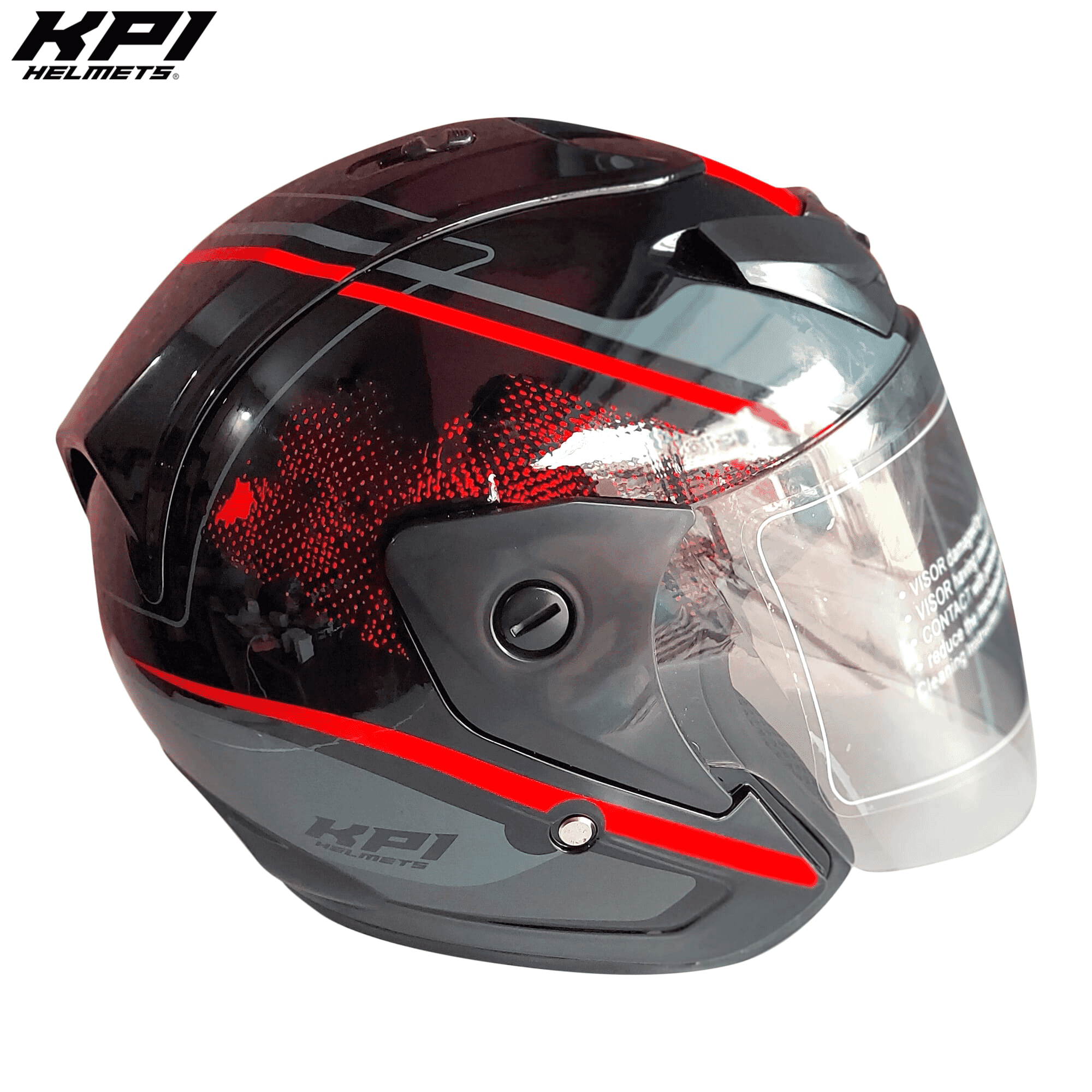 KPI Half Face Single Visor Helmet
