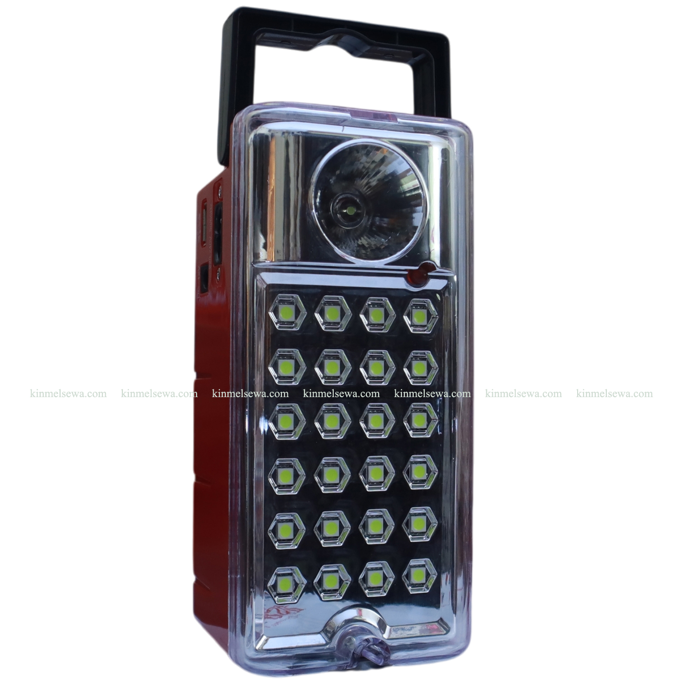 Super Bright Rechargeable LED Emergency Work Light 24x0.2W SMD LED + 1W Torch for Home, Office, Camping, Power Outage & Outdoor Use