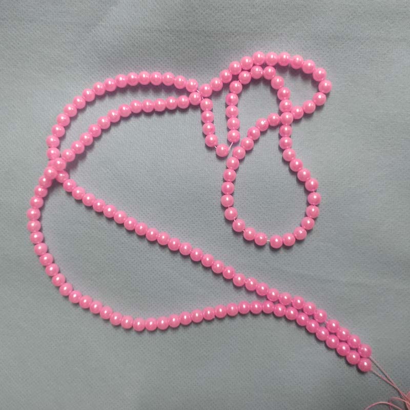 Moti Mala Beads Pink Free Size