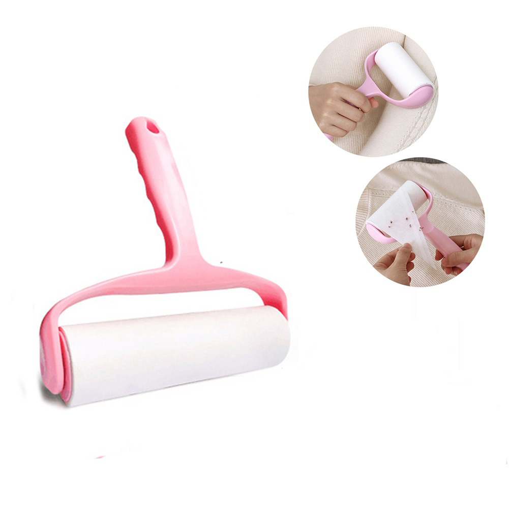 Adhesive Tape Sticky Clothes Lint Roller Brush Dust Dirt Fluff Remover Pet Hair, Carpet Dirt Remover Roller