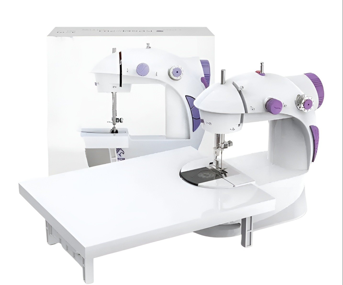 Portable and Handly Electric Sewing Machine with Foot Pedal and Double Thread