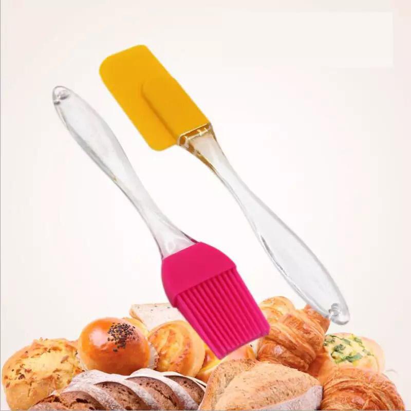 Silicone Butter Brush Set with Spatula - Heat Resistant Cooking Utensils