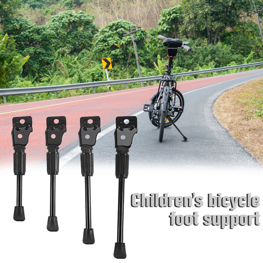 Black Mountain Bike Non-Slip Road Bike Kids Bike Kickstand Bicycle Kickstand Folding 12 14 16 18 20 inches