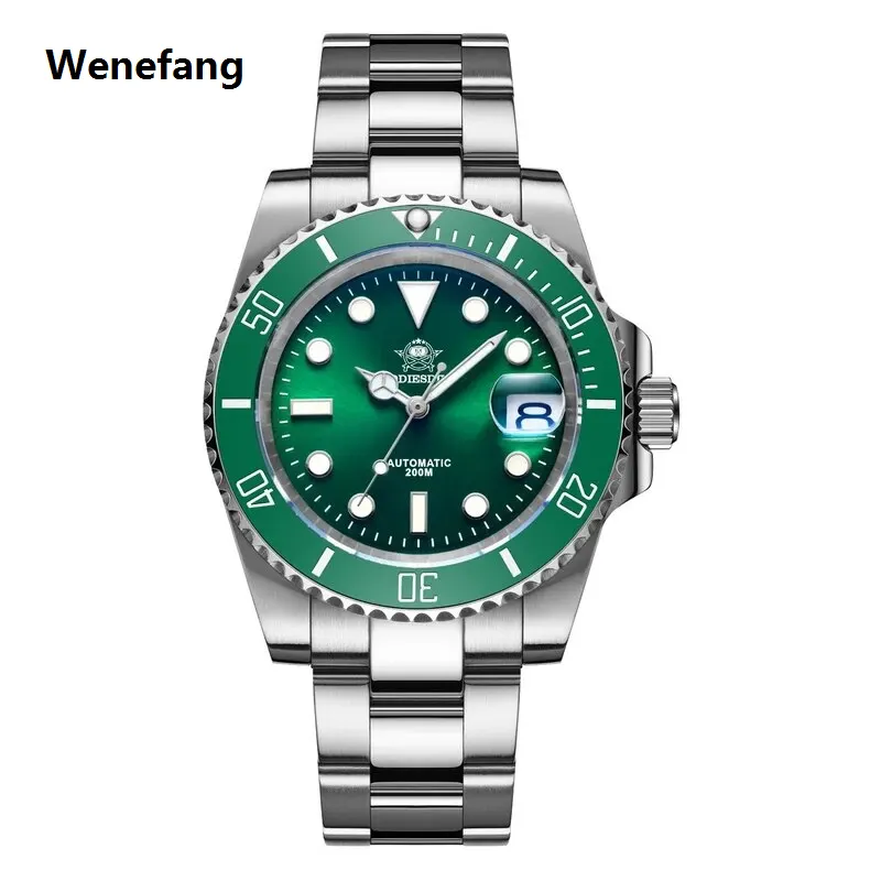 Wenefang ADDIESDIVE Luxurious Men's Automatic Watch BGW9 Luminous Ceramic Bezel Sapphire Glass DIVER'S WATCH Men NH35A Mechanical Watches - image 1