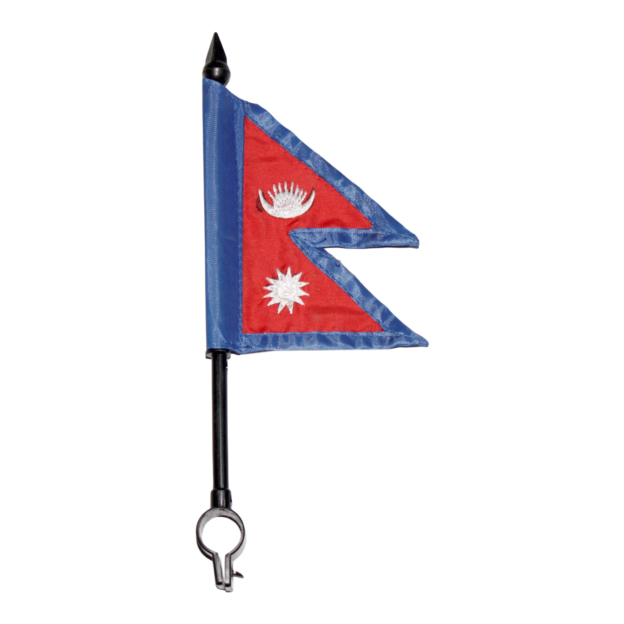 FR Nepal Flag Stand For Bike / Motorcycle Washable Durable Nepalese Pride