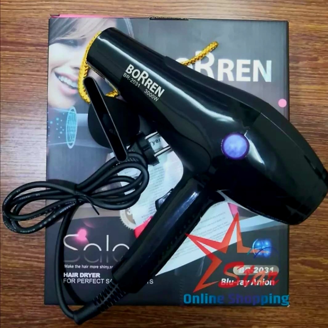 Borren Professional Hair Dryer Ceramic Blow Dryers