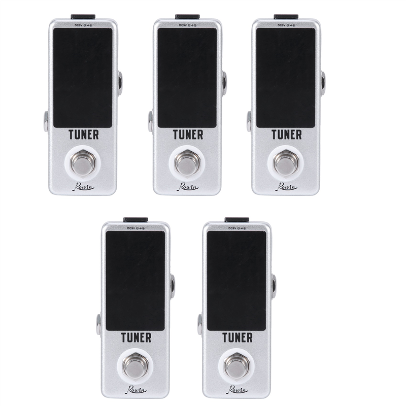 FORIDE 5X High Precision Guitar Chromatic Tuner Pedal Ture Bypass