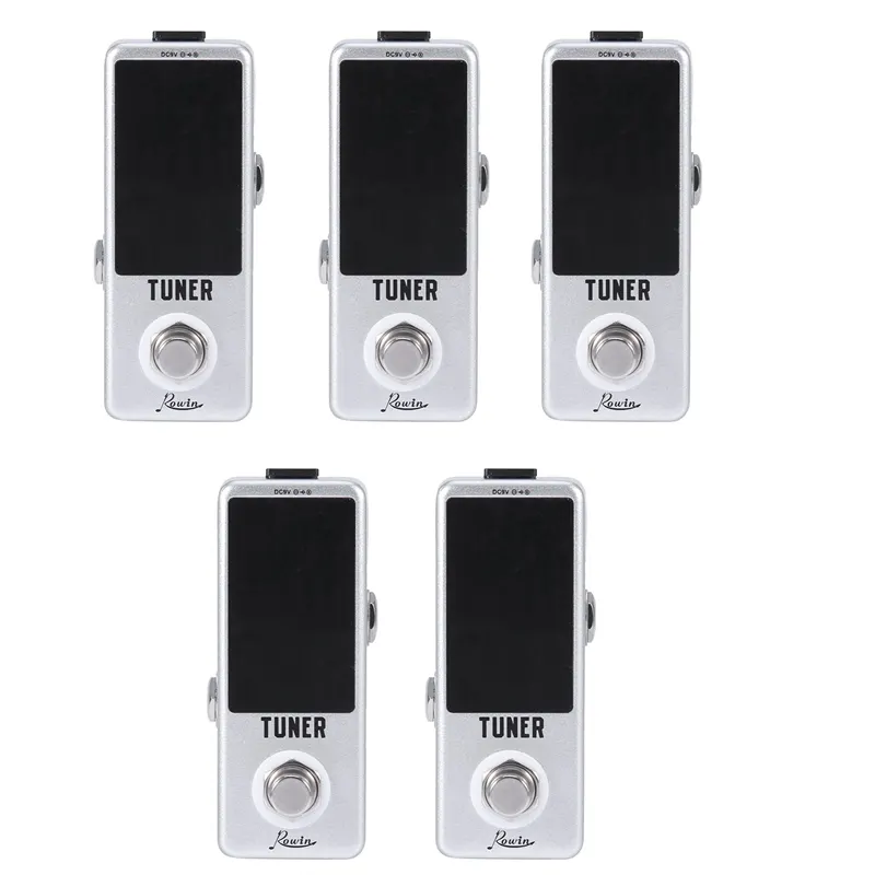 FORIDE 5X High Precision Guitar Chromatic Tuner Pedal Ture Bypass