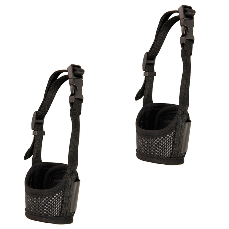 ARELENE 2X Dog Muzzle, Barking and Chewing Adjustable Breathable Mesh Soft Fabric Dog Muzzle Allows Panting 18-24cm