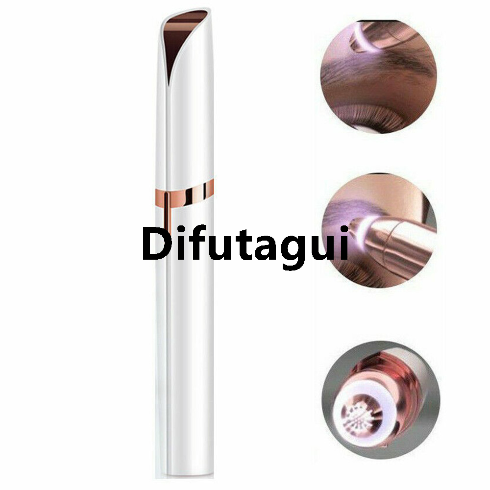 Difutagui Facial Hair Remover Painless Flawlbss Hair Removal Device Rechargeable Eyebrow Trimmer For Women Fifty percent discount - Precision Hair Removal Tool For Face And Nose Hair Instant And Painless Hair Removal