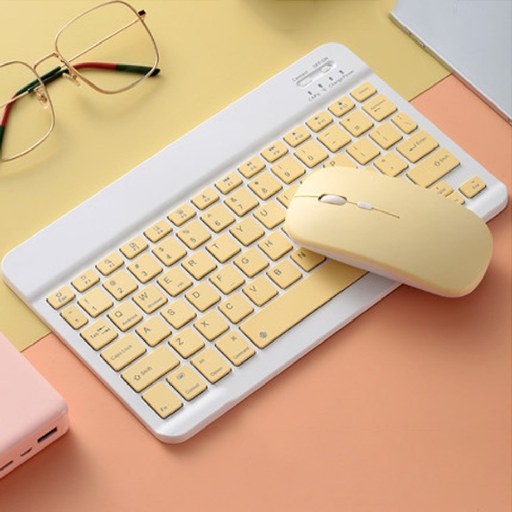 Ultra Thin 10 Inch Bluetooth Keyboard Mini Slim Design Wireless Keyboard Portable Lightweight Portable Keyboard Tablet