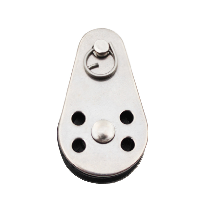 NCANRUI 20PCS Stainless Steel M25 Pulley Block Hanging Wire Towing Wheel Lifting Wire Rope Cable Pulley Roller