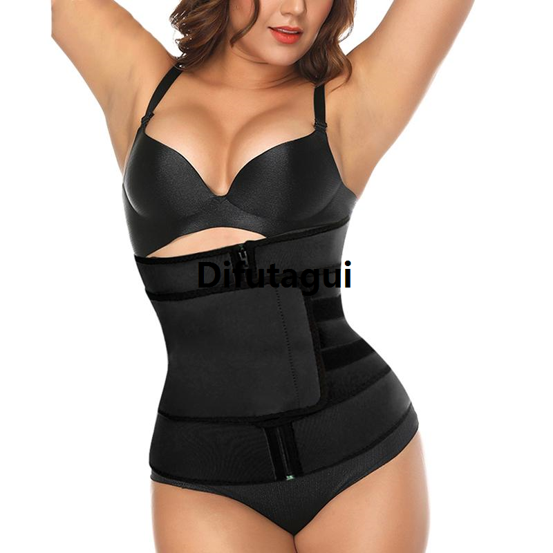 Difutagui 【ALLGOOD】 Neoprene Sweat Belt Waist Trainer Workout Trimmer Hot Body Luxury Shaper Weight Loss Exercise Slimming Girdle Waist Support Women Men