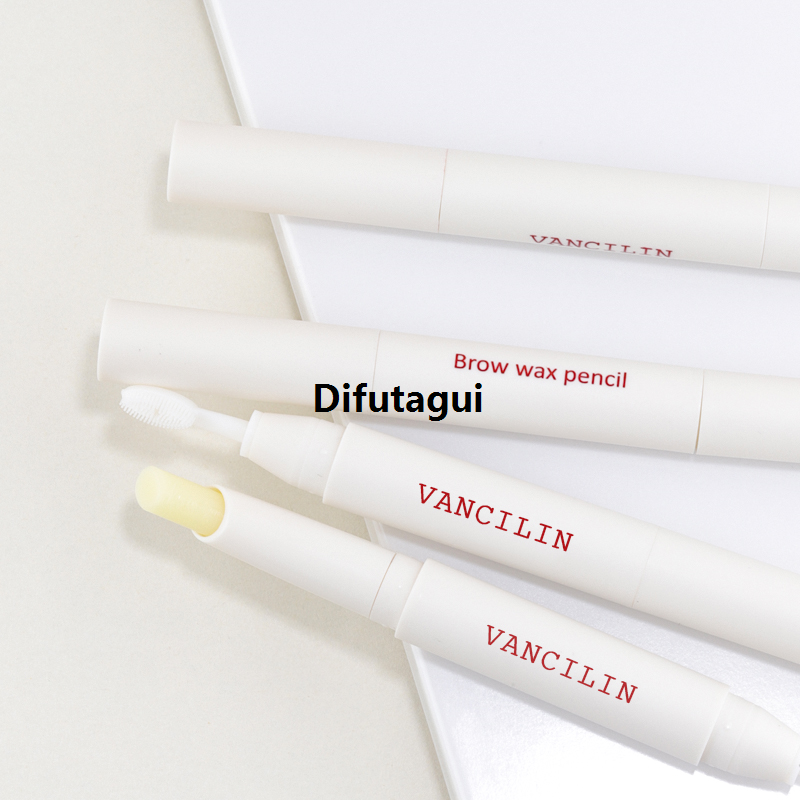 Difutagui Profesional Double Head Eyebrow Styling Gel Pencil Eyebrow Soap Brows Fashion Wax Sculpt Soap Waterproof Long-Lasting 3D Wild Brow Styling Makeup