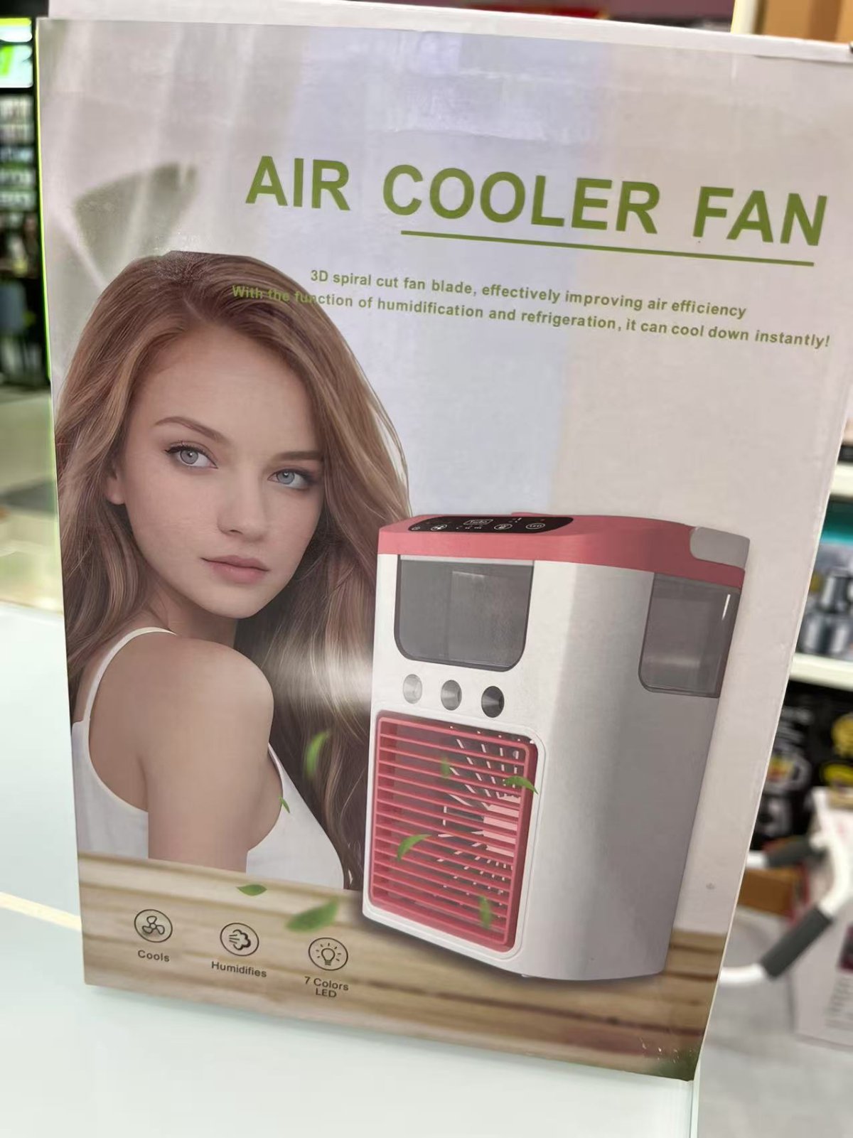 Portable Mini Air Cooler Fan USB Rechargeable ✅
