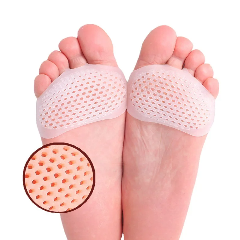 1 Pair Silicone Metatarsal Pads with Toe Separator - Pain Relief Foot Pads & Forefoot Support - Orthotic Insoles for Foot Massage & Daily Comfort - Foot Care Tool for Men & Women