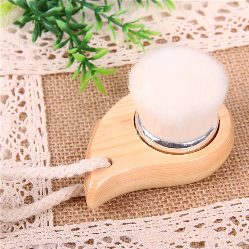 HOT Sojhoop 2X Soft Hair Face Wash Brushes Bamboo Charcoal Cleansing Brush Massage Pore Cleanser Tools Silver